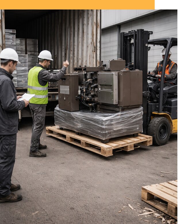 Доставка промышленного оборудования из Европы от 47777