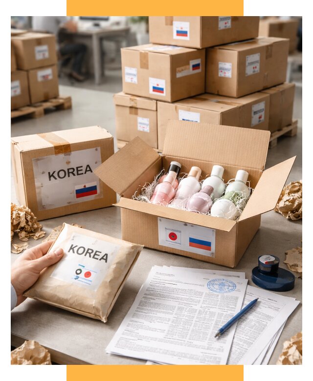 Доставка косметики из Кореи от 9024 р. под ключ | СетСервис-Кзн