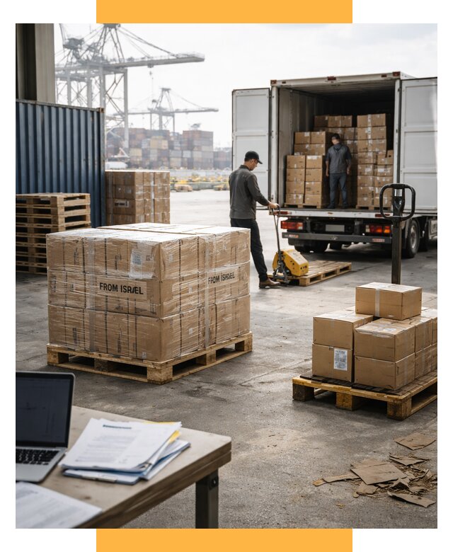 Доставка грузов из Израиля от 15926 р., логистика от СетСервис-Кзн