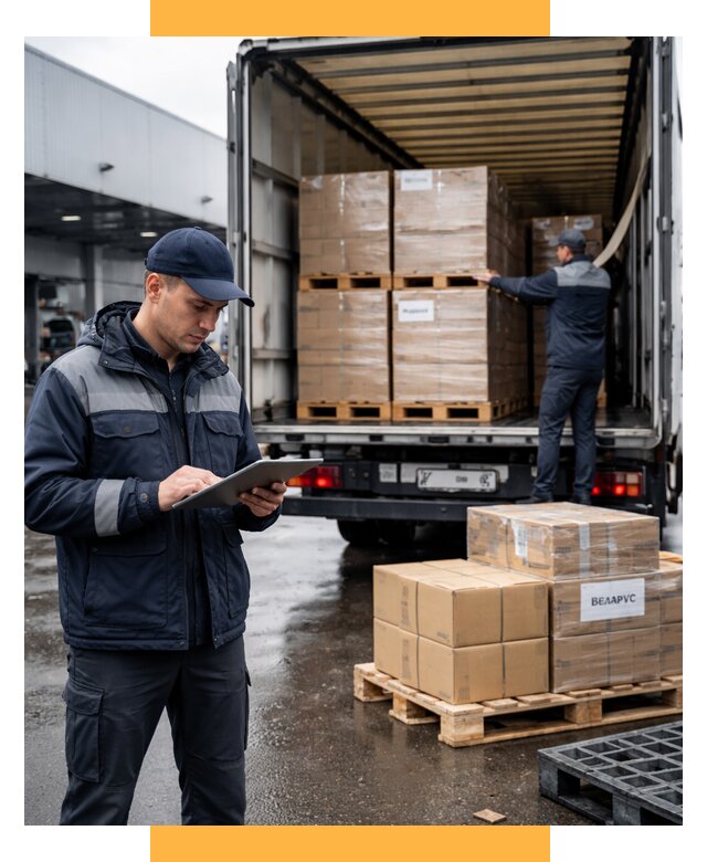 Доставка грузов из Беларуси от 15926 р. логистика СетСервис-Кзн