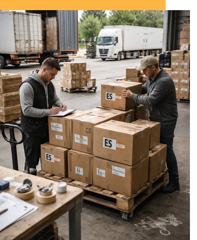 Доставка грузов в Испанию автотранспортом от 37160 руб