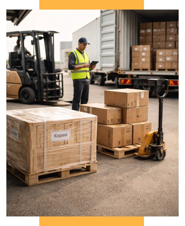 Доставка грузов в Корею из России от 37160 р. | СетСервис-Кзн