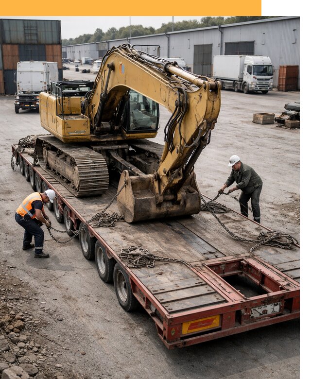 Перевозка спецтехники по России и миру от 47777 руб