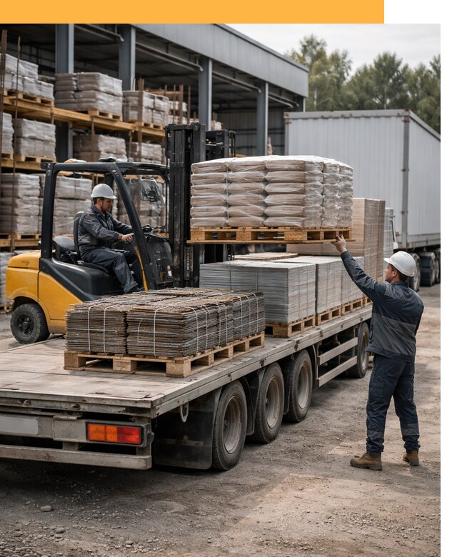 Перевозка строительных материалов по миру от 5839 руб