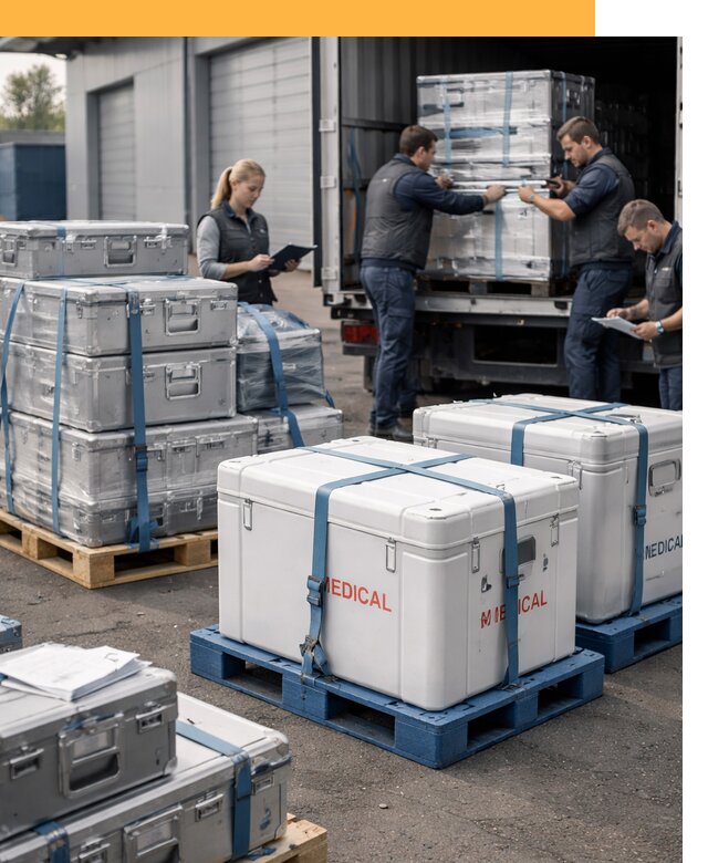Перевозка медицинского оборудования по всему миру от 15926 руб