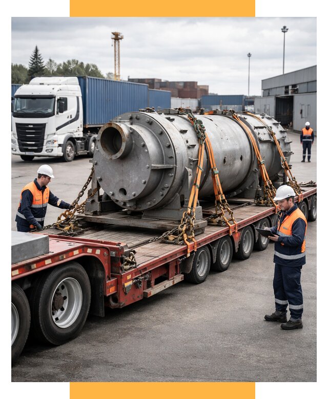 Перевозка тяжеловесных грузов под ключ от 159255 р. | СетСервис-Кзн