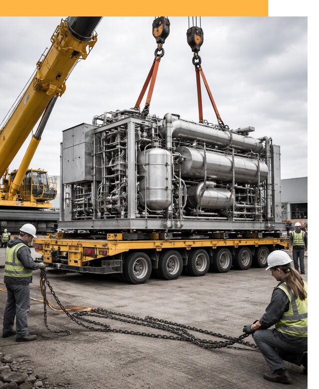 Перевозка тяжеловесных грузов по миру от 159255 руб