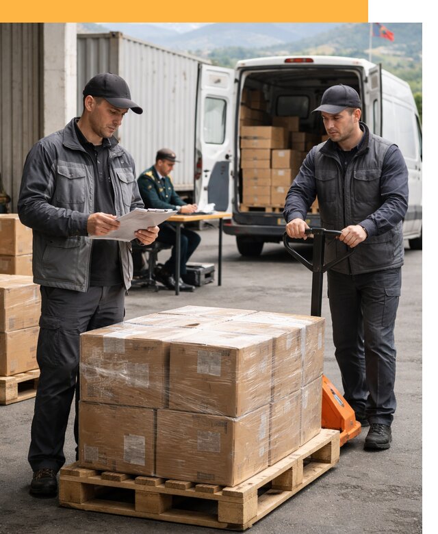 Доставка грузов через Армению, быстрая таможенная очистка от 26543