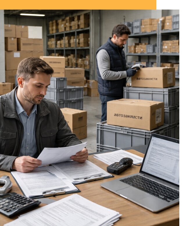 Таможенное оформление автозапчастей по выгодным тарифам от 9024