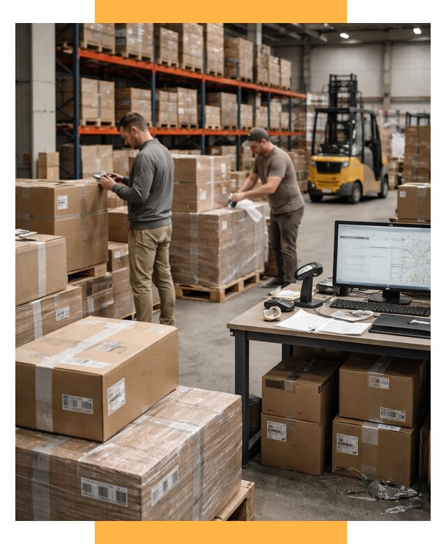 Склад консолидации в Европе от 6901 р., услуги СетСервис-Кзн