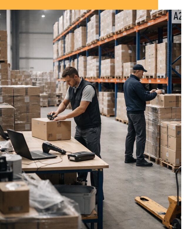 Склад консолидации в Европе: хранение, сортировка от 6901